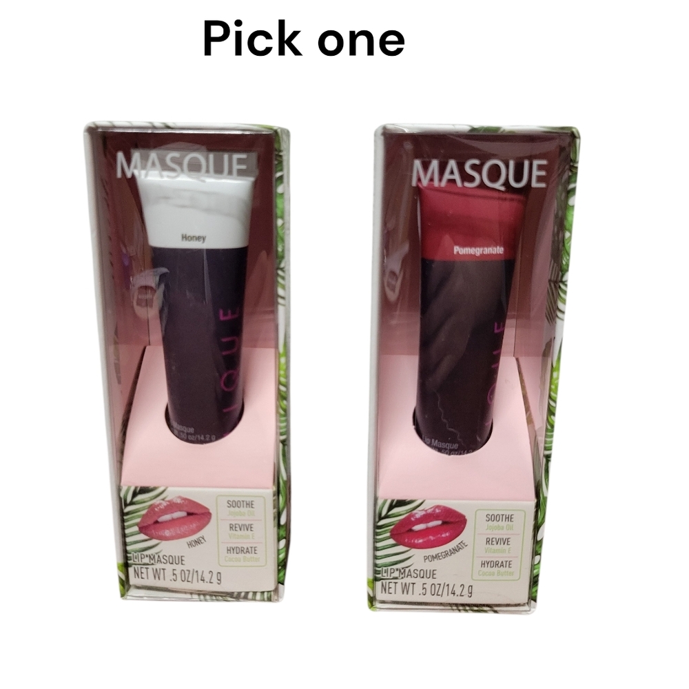 Pick (1) Masque Pomegranate Or Honey Lip Mask NIB